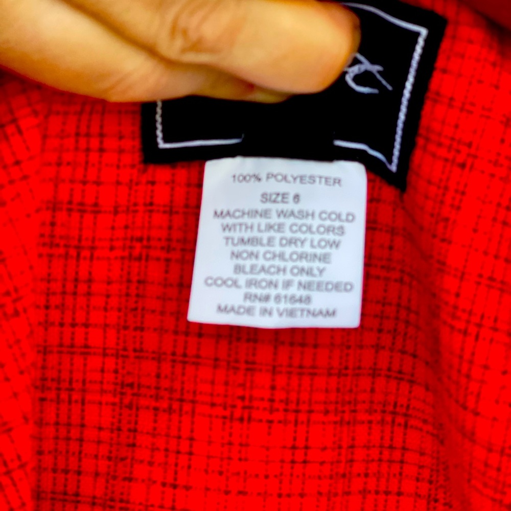 Juicy red Office jacket by SWEET side 6 NEW without the tags - Picture 4 of 6